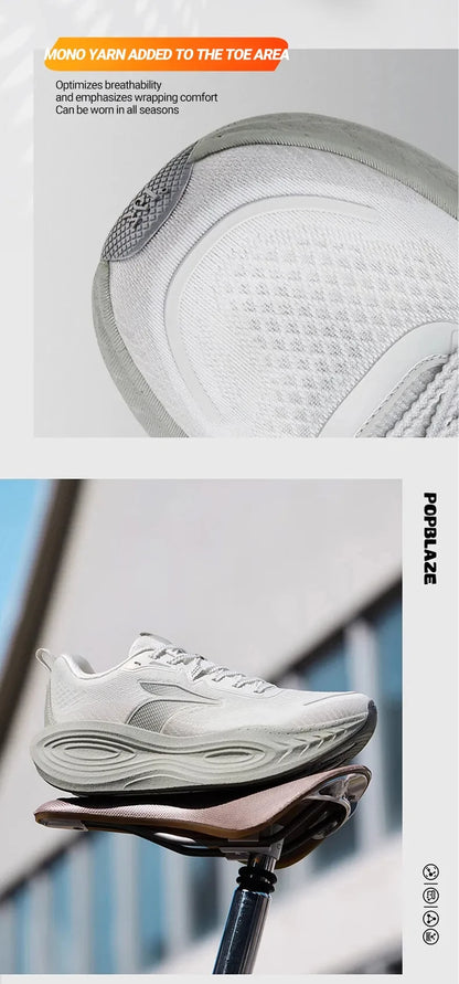 Sapatilhas de Running para Homem 361 Degrees PopBlaze 5 — Novo Amortecimento, Sola Grossa, Respiráveis, Antiderrapantes, para Jogging ao Ar Livre — Sneakers Masculinos 672532212