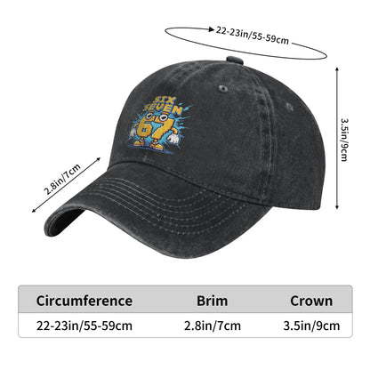 67 Meme Brainrot Six Seven Kids Gaming Gen Alpha Sun Baseball Cap Casual Men Trucker Hat Wholesale Design Outdoor Snapback Cap