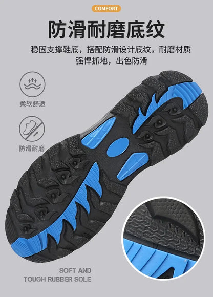 Retro Style Men Sports Shoes Autumn and Winter Short Boots Anti Slip Hiking Shoes Suitable for Ankle Boots Urban Commuting 2025
