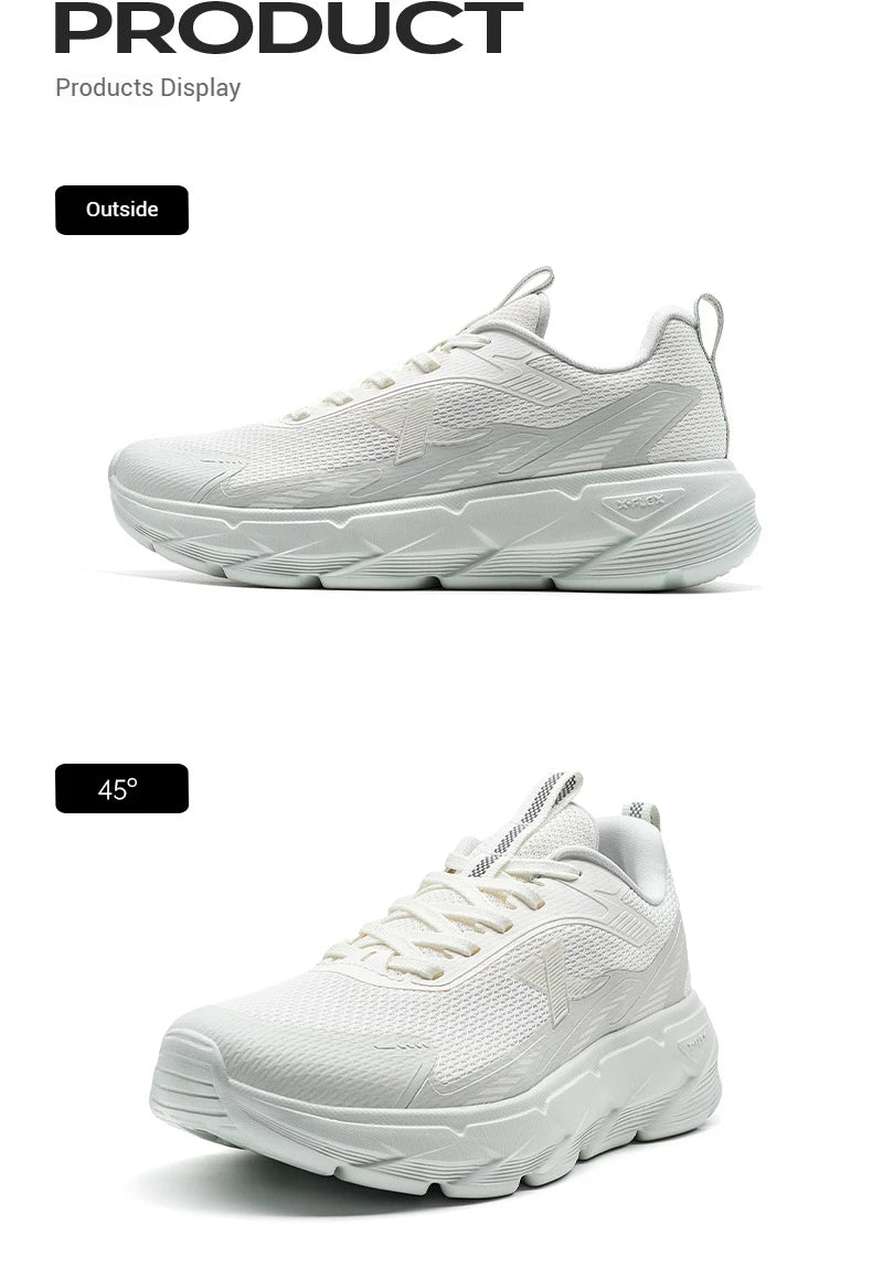 Xtep Light Joy 2 Women's Running Shoes 2025 Spring Shock-Absorbing Non-slip Wear-Resistant Lightweight Sports Shoes 875118110015