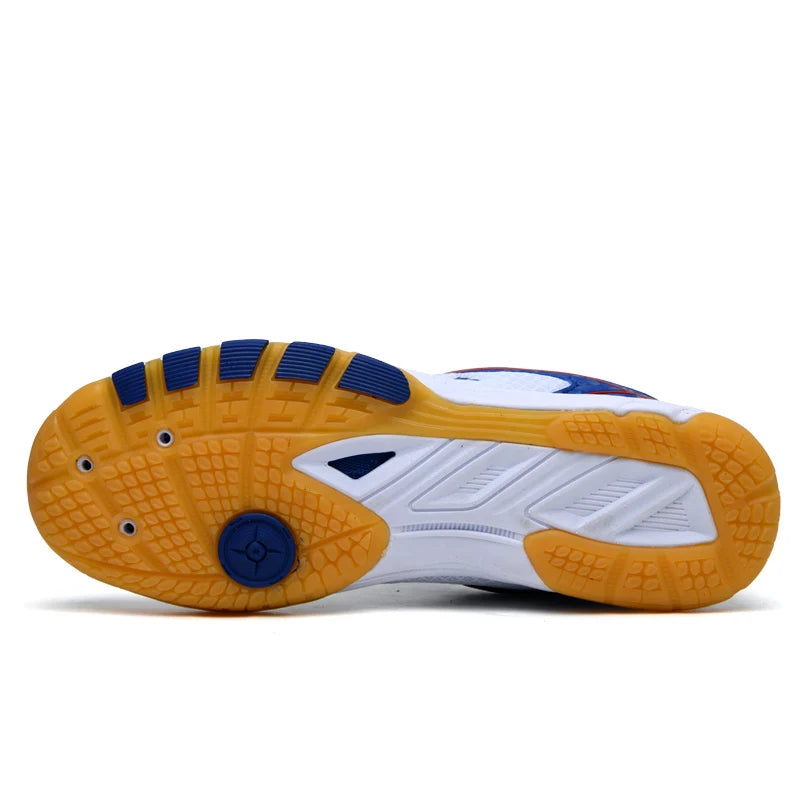 Men's Professional Volleyball Shoes Unisex Sports Breathable Damping Shoes Women’s Mesh Wear-Resistant Sneakers Size 36-45