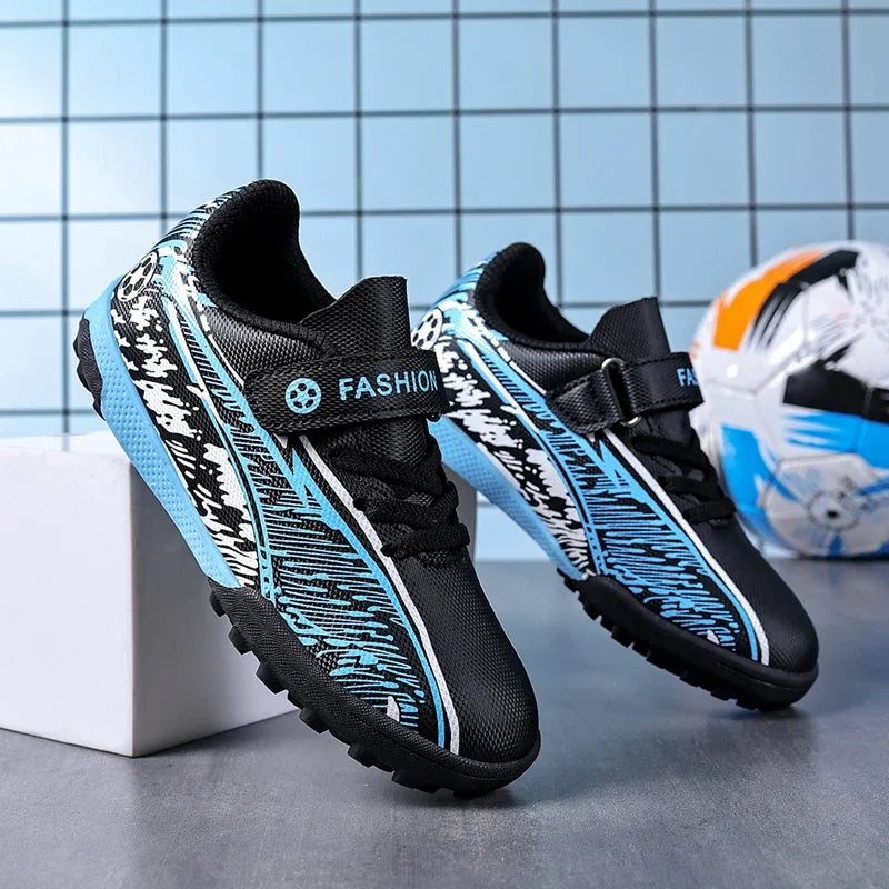 Chaussures de football pour hommes, légères, antidérapantes, crampons de football TF, chaussures de sport pour garçons, chaussures de terrain synthétique, chaussures de futsal pour l'extérieur, chaussures de sport.