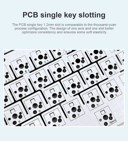 AULA F99 Mechanical Keyboard Bluetooth 5.0/2.4G Wireless/Wired Gasket-mounted Gaming Keyboard 99 Keys Customizable Keyboards