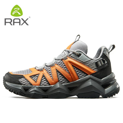 RAX Winter Men's and Women's Hiking Shoes Snow Boots Waterproof Leather Sports Shoes Super Warm Men's Outdoor Work Boots
