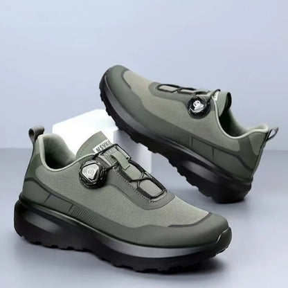 Originální nové pánské tenisky s otočným knoflíkem, platformové ležérní boty na chůzi, outdoorové odolné běžecké sportovní boty Plus