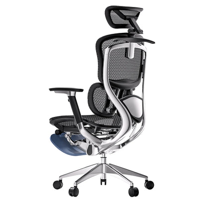 Ergonomic Computer Office Chair with Footrest, Comfortable Designer Executive Chair, Adjustable Luxury Swivel Gaming Chair for Home & Work