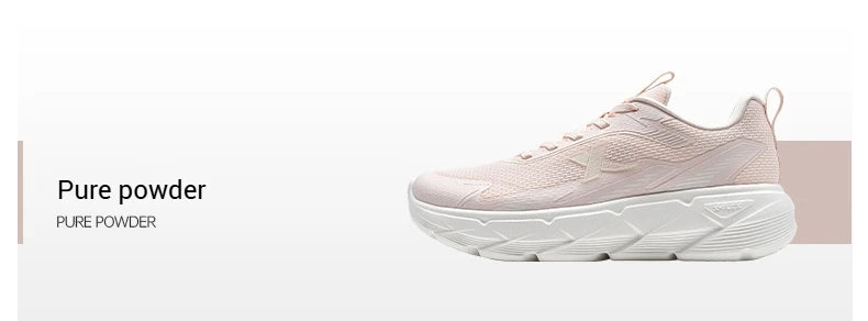 Xtep Light Joy 2 Women's Running Shoes 2025 Spring Shock-Absorbing Non-slip Wear-Resistant Lightweight Sports Shoes 875118110015