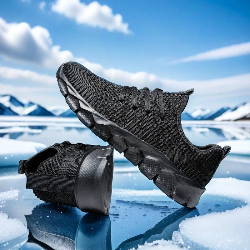 Sneakers til mænd i let mesh, damesko, casual flade sko, løbesko til mænd, bløde tennissko, åndbare herresneakers