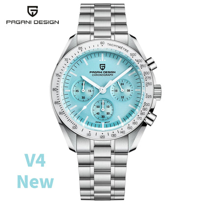 PAGANI DESIGN 2026 New Men's Watches Top Luxury Quartz Watch For Men Auto Date Speed Chronograph AR Sapphire Mirror Wrist watch