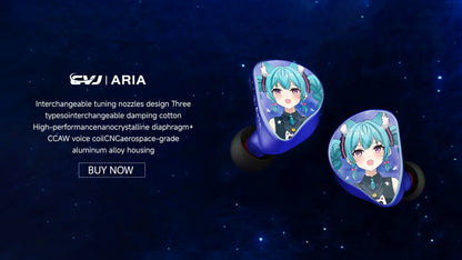 CVJ Vivian In Ear Earphones 10mm Dynamic Driver suitable for Music and Gaming 0.78mm Detachable Cable HiFi Sound Quality