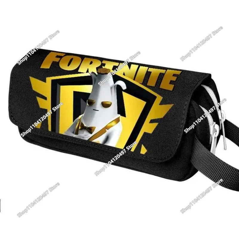 Fortnite Wallet Short Bifold Coin Bag Leather Photo Card Holder Student Wallets Boys Girls Cartoon Print Purses