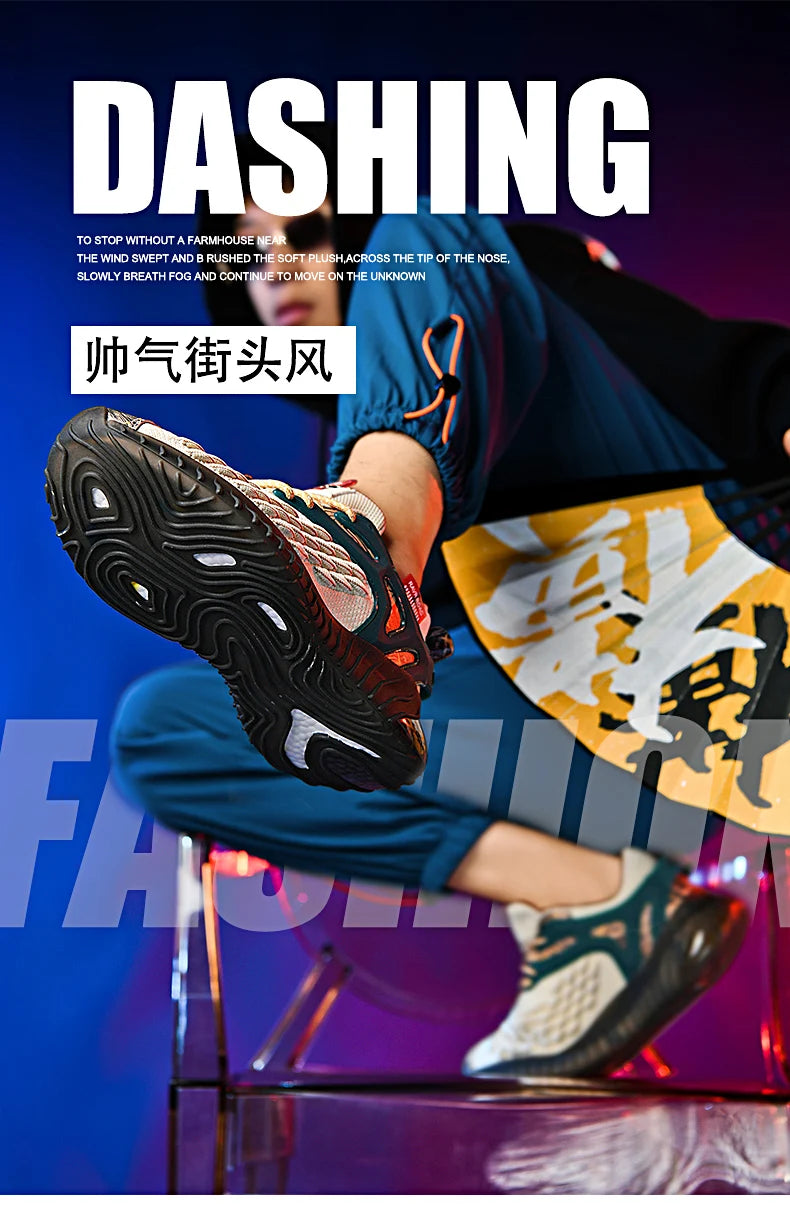 Shoes Men Sneakers Male Casual Men's Shoes Tennis Luxury Shoes Trainer Race Breathable Shoes Fashion Loafers Running Shoes for Men