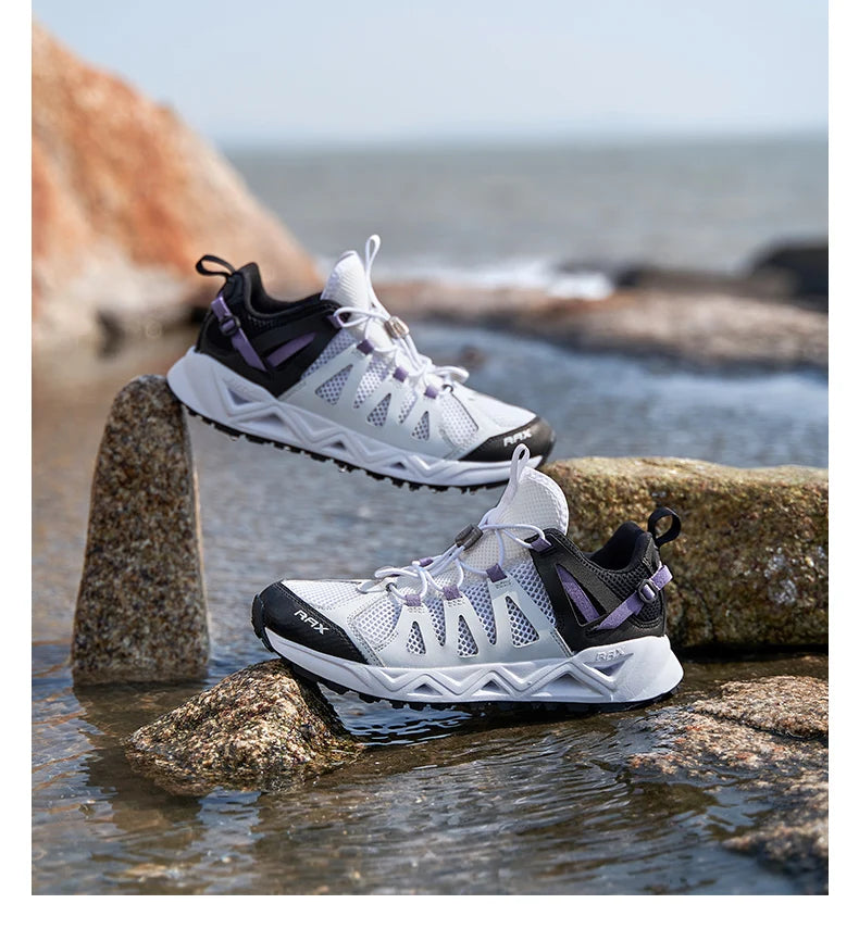 RAX New Men’s and Women’s Summer Hiking Shoes Breathable Upstream Shoes Trekking Aqua Shoes Outdoor Fishing Camping Sneakers for Men