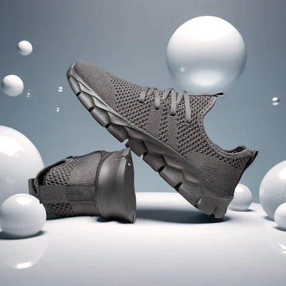 Sneakers til mænd i let mesh, damesko, casual flade sko, løbesko til mænd, bløde tennissko, åndbare herresneakers