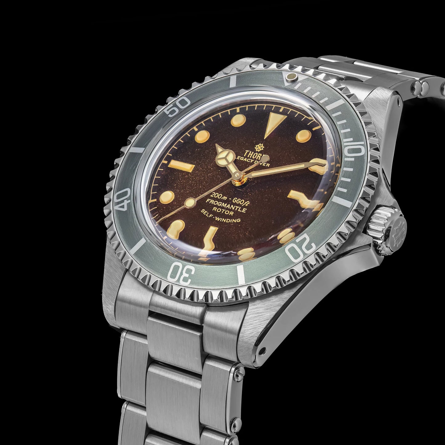 THORN T023 V2 40mm Men's Watch 316 Stainless Steel PT5000 Automatic Movement Mechanical Watch Sapphire 200m Waterproof Wristwatch
