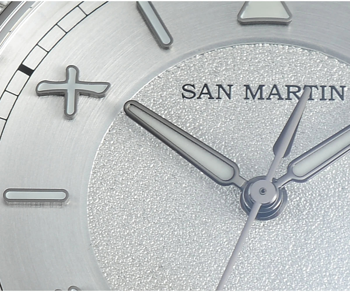San Martin 39.5mm Men Pilot Watch YN55 Automatic Mechanical Aviation Watches Chinese Style Original Design SN0033 Field Watch