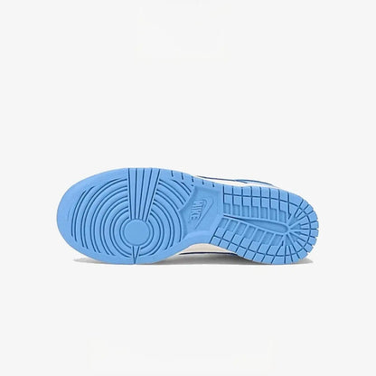Nike Dunk Low Naisten vapaa-ajan klassinen monikäyttöinen liukumaton North Carolina Blue DD1503-100