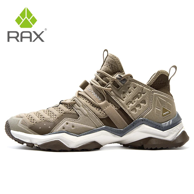 RAX Outdoor Breathable Hiking Shoes for Men Lightweight Walking Trekking Wading Shoes Sport Sneakers Men Outdoor Sneakers Male