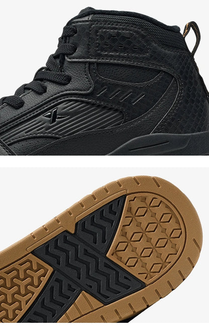 Xtep Cutton Shoes For Men Street Style Shock Absorption Soft Strong Wrapping Rebound Leisure Outdoor Sneakers 875319370003
