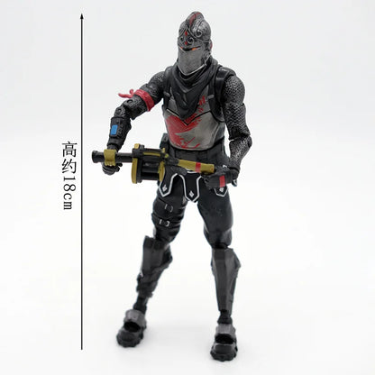 Game Fortnite Raptor Black Knight Skull Trooper Premium Cuddle Team Leader MogulMaster Action Figure Room Decoration Toys Gift