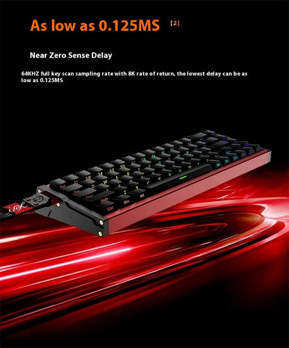 Irok MG68 MAX Keyboard Magnetic Switch Hot Swap RGB 8K Gamer Mechanical Keyboard PC E-Sports Gaming Accessories Customized Gift