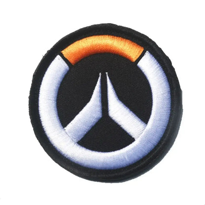 Overwatch D.Va Embroidered Magic Arm Patch Sticker Cosplay Backpack Clothing Decals Decoration Fan Merchandise Gifts
