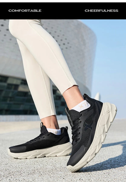 Xtep Light Joy 2 Women's Running Shoes 2025 Spring Shock-Absorbing Non-slip Wear-Resistant Lightweight Sports Shoes 875118110015