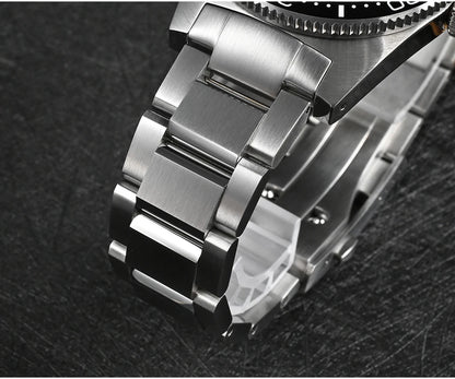 San Martin New 62mas 37mm Diver Men's Watch Classic Luxury Sapphire PT5000 SW200 Automatic Mechanical Watches Date 20Bar Luminous