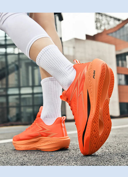 Specialty Marathon Running Shoes for Men Sports Breathable Lightweight Carbon Plate Women's Comfortable Athletic Non-Slip Sneakers