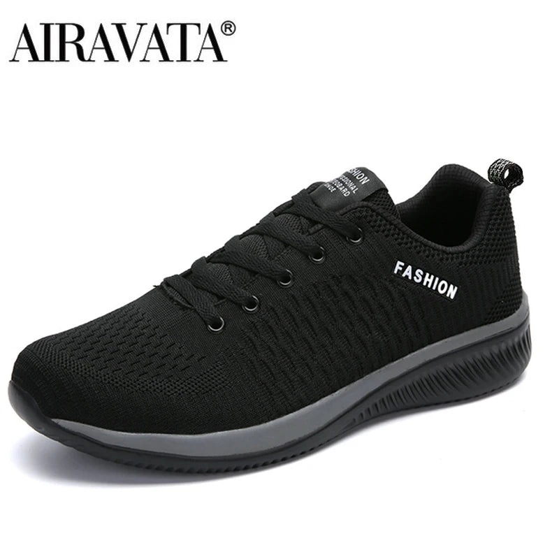Sneakers da uomo e da donna in maglia, traspiranti, sportive, da corsa, da passeggio e da palestra