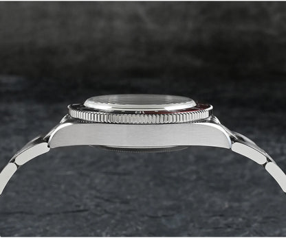 San Martin 39mm NH34 GMT Men's Luxury Watch Bidirectional Aluminum Bezel Automatic Mechanical Sapphire 100M Waterproof SN0109