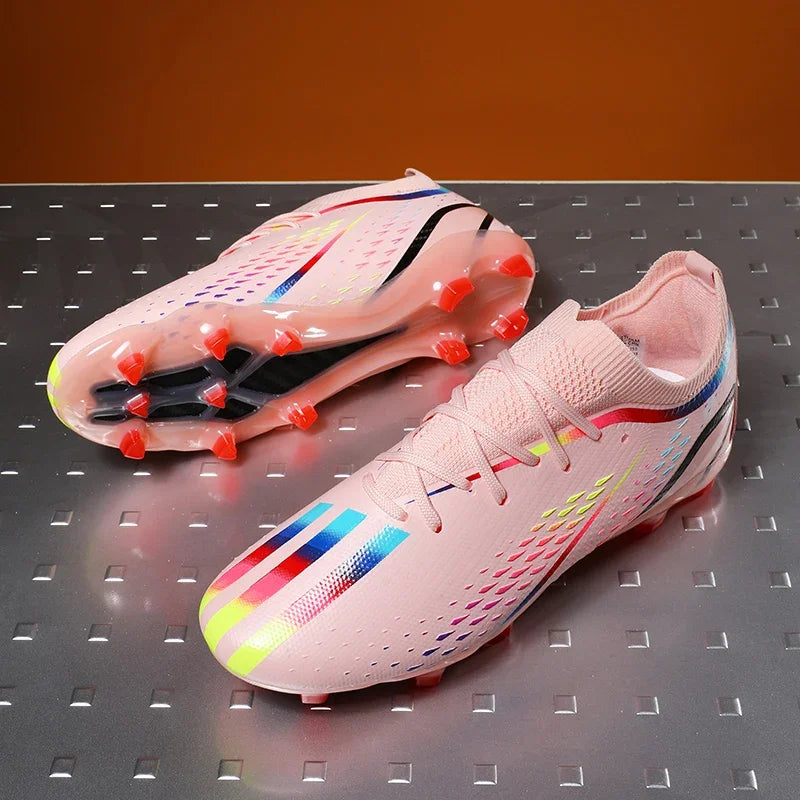 Nouveaux hommes chaussures de Football ultralégères TF/FG bottes de Football professionnelles unisexe antidérapant de haute qualité en gros livraison directe formation