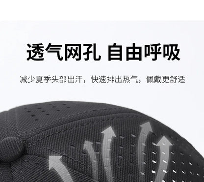 Big Size Closed Back Baseball Caps Mesh Breathable Trucker Caps for Big Heads Men Extra Large Head High Top Sports Cap 60cm 65cm