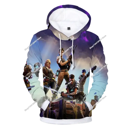 Children's Clothing Autumn Pullover T-shirt Hoodie New Fortnite Kids' Casual Wear Comfortable Streetwear
