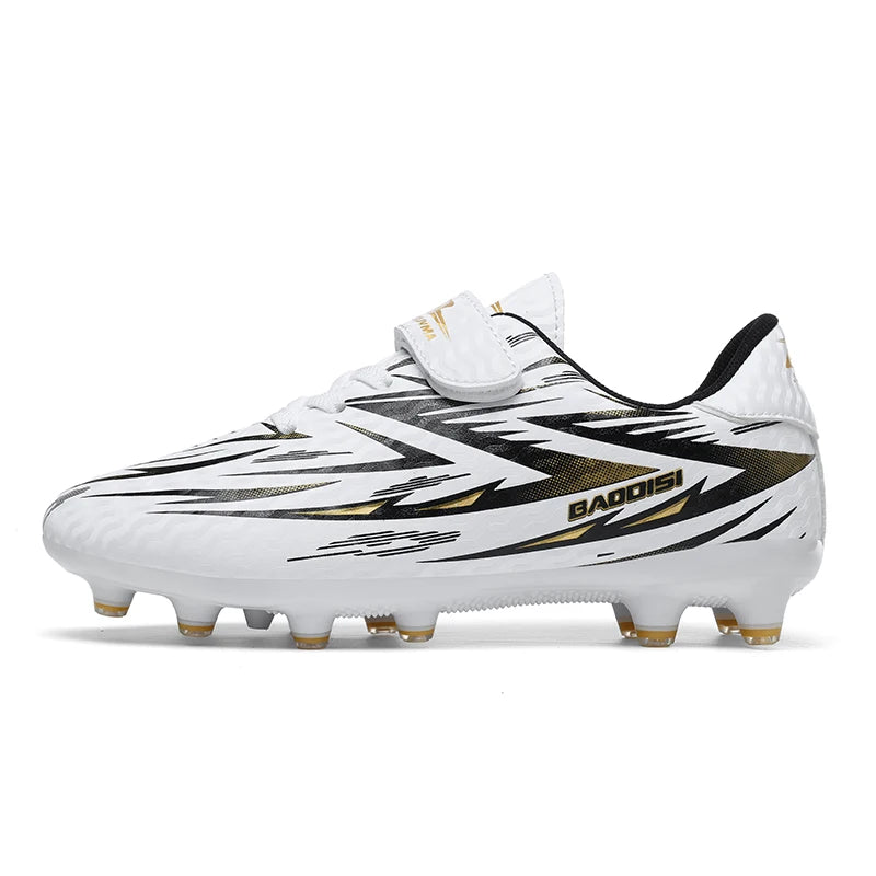 Nouvelles chaussures de Football enfants antidérapant société crampons chaussures de Football enfants salle terrain de Football bottes rapide professionnel Sneaker28-39