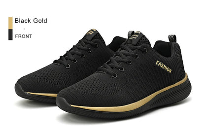 Sneakers da uomo e da donna in maglia, traspiranti, sportive, da corsa, da passeggio e da palestra