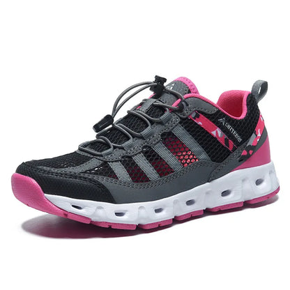 TaoBo 2024 Big Size 46 Men Upstream Quick-Drying Sports Footwear, Women's Aqua Shoes, Quick Lace-Up Climbing Trekking Sneakers