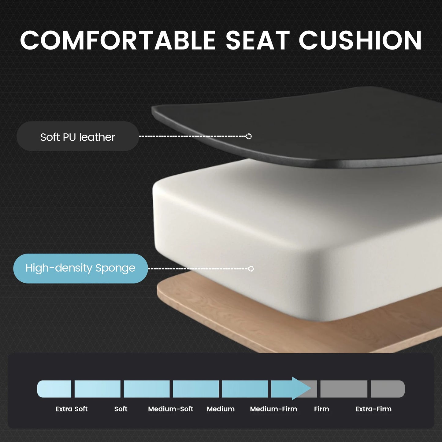 WOTSTA Ergonomic Racing Gaming Chair with Headrest and Lumbar Support Adjustable Swivel Office Chair for Computer Living Room