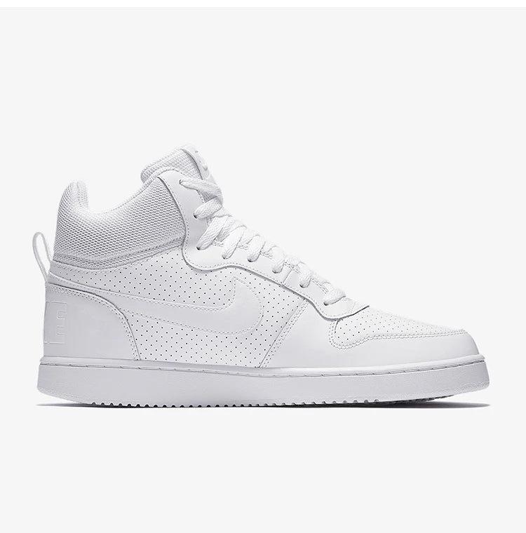 Baskets casual montantes pour homme Nike COURT BOROUGH MID authentiques, blanc pur, 838938-111