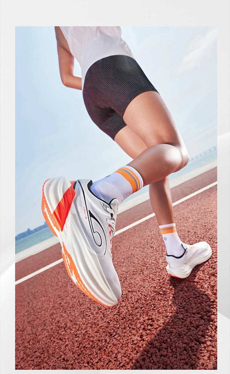 QIAODAN TG1.0 Women’s Marathon Running Shoes 2026 New Platform Racing Shock Absorption Soft Long Distance Sneakers QDB022253285