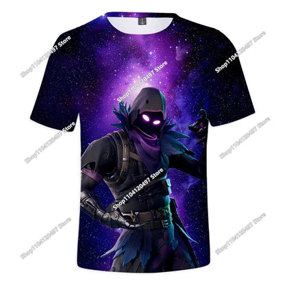 Fortnite Boys Clothes T Shirt Victory Hero Child Kids T-shirt Battle Royale 3d Girls Short Sleeve Tees Tshirt