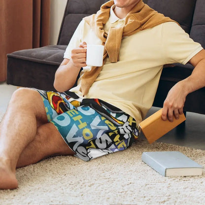 Pantalones cortos de pijama personalizados de Sonic the Hedgehog para hombre, para dormir y estar por casa