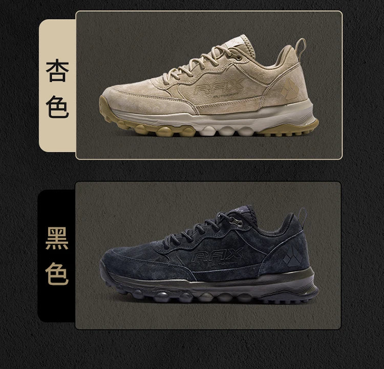 Rax Men's Trekking Shoes, Women's Army Green Trekking Boots, Breathable Mountain Climbing Camping Outdoor Sports Hunting Walking Shoes