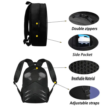 Lightweight FORTNITE 3Pcs Backpack With Front Pocket Lunch Bag Pencil Bag Free 3D Printed Keychain For Boys Girls Kids Aged 5-10