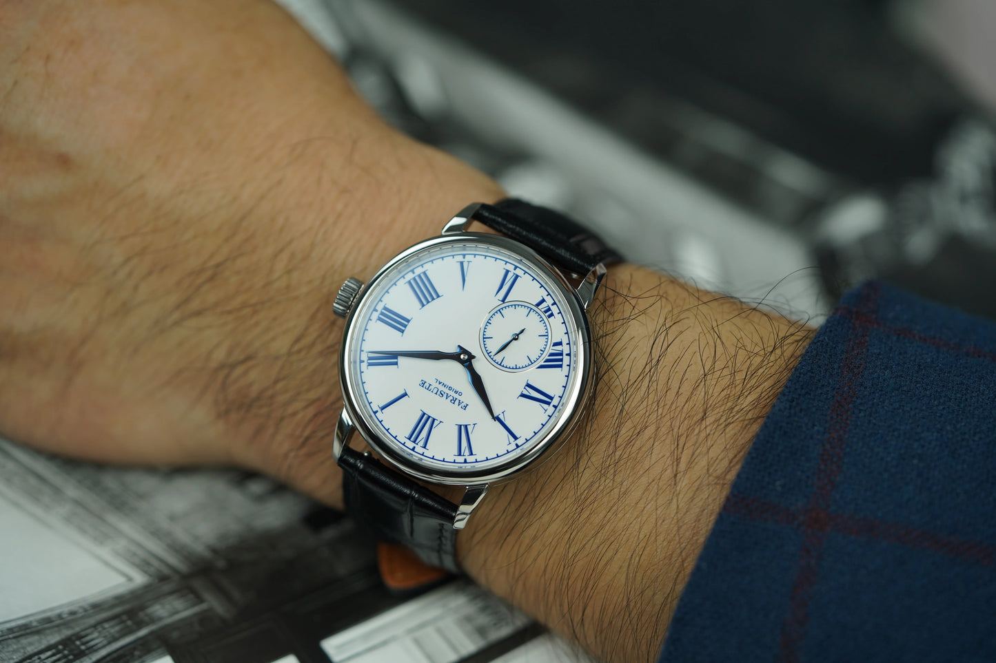 FARASUTE 2026 Fashion Power Reserve 80 Hours Hangzhou Customized Movement Manual Mechanical Watch for Men Sapphire Crystal watch