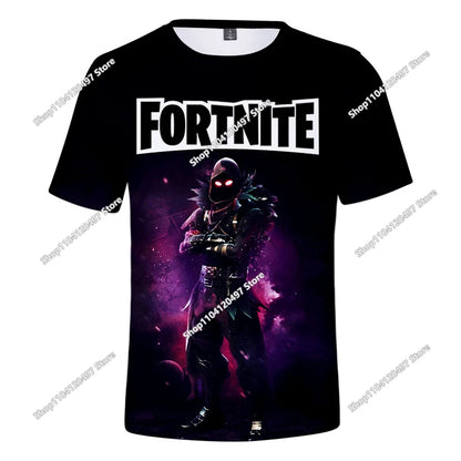 Fortnite Boys Clothes T Shirt Victory Hero Child Kids T-shirt Battle Royale 3d Girls Short Sleeve Tees Tshirt