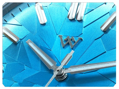 WM Watch Automatic Mechanical Watch NH35 Glacier Series 100M Waterproof AR Coated Sapphire Welly Merck Watch for Men WM226