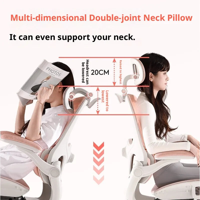 Massage Ergonomic Rattan Chair Folding Chaises De Bureau Sihoo Leather Office Chair With Chairs for Living Room Weightless Desk