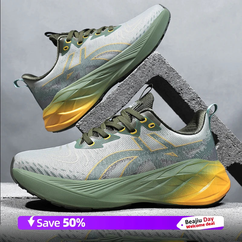 Running Shoes Training Specialty Marathon Men’s Sports Breathable Lightweight Women’s Comfortable Non-Skid Leisure Sneakers
