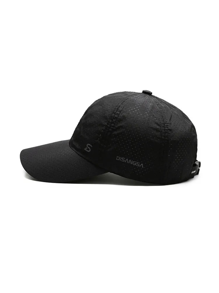 Men Women Mesh Moisture-Waging Quick Dry Baseball Cap Male Summer Female Originality Adjustable Breathable Sun Visor Fishing Hat